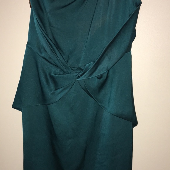 Teal, one shoulder dress from Banana Republic - Picture 2 of 5